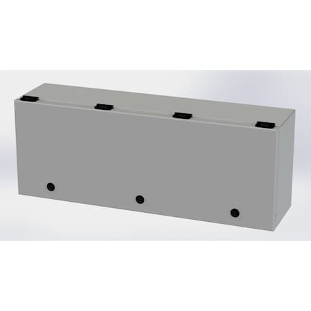 Saginaw Control & Engineering 1/4 Turn Latch Electrical Enclosures, 9 in H, 6 in D, 24 in W, NEMA 3R, 4, 12, 13, Carbon Steel SCE-L9246ELJ